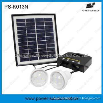 DIY dc solar home lighting kit with charger